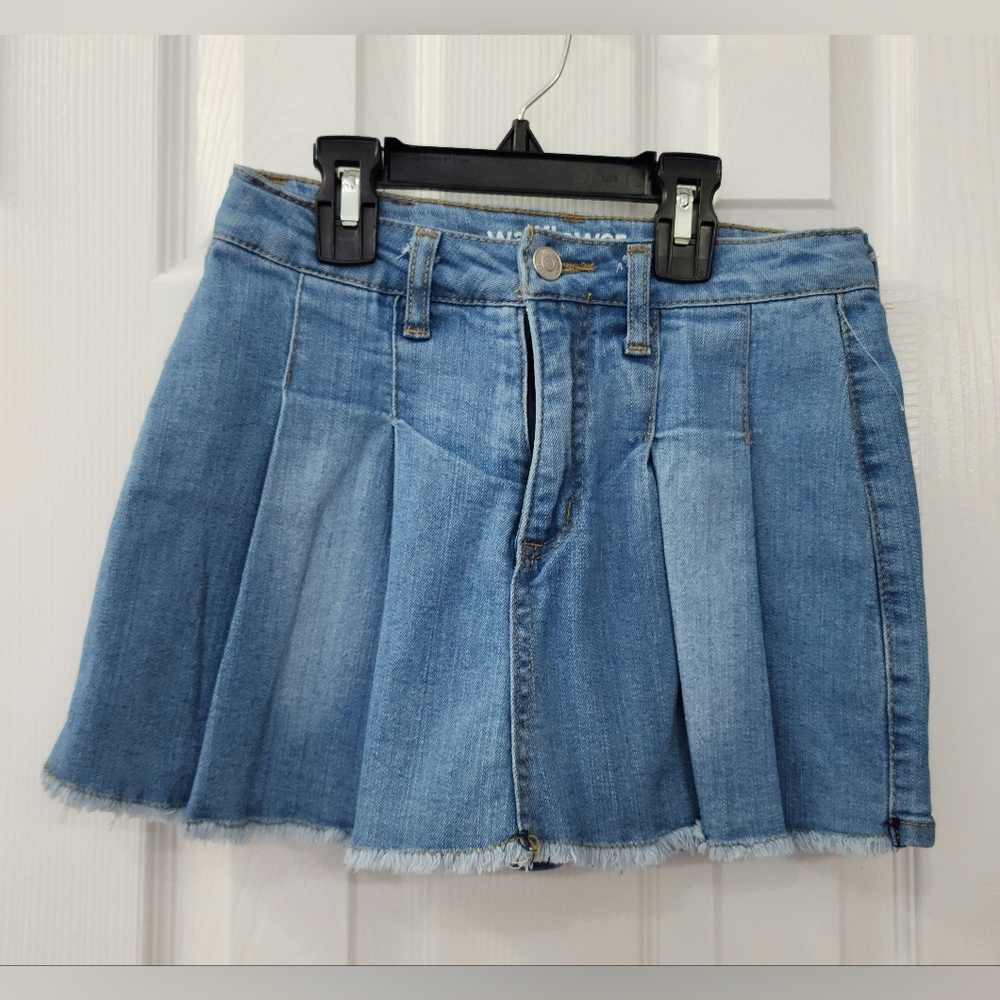 Wallflower Girl Denim Skort Size: 8